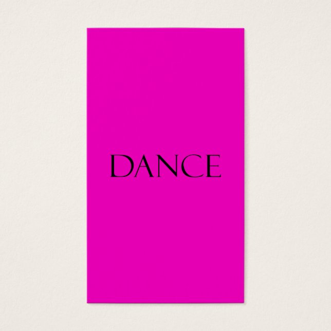 Dance Quotes Hot Pink Inspiration Dancing Quote (Vorderseite)