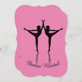 Dance recital invitation custom color einladung (Vorne/Hinten)