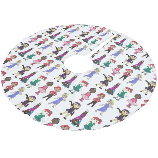 Dance School Studio Ballett Stich Jazz Lyrical Acr Polyester Weihnachtsbaumdecke (Schrägansicht)