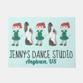 Dance School Studio Stich Shoes Teacher Dancing Fußmatte (Vorderseite)