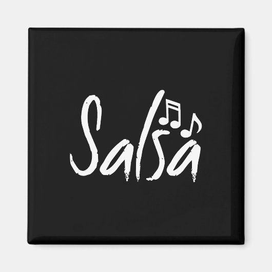 Dance Shirt Salsa Funny Dancing Geschenke Magnet (Vorne)