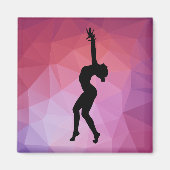 Dance Silhouette Magnet (Vorne)