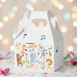 Dance sing and play kids birthday geschenkschachtel