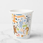 Dance sing and play kids birthday pappbecher (Vorderseite)
