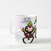 Dance Snowman and Snowwoman Kaffeetasse (Vorderseite Links)