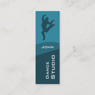 Dance Studio Business Card Mini Visitenkarte