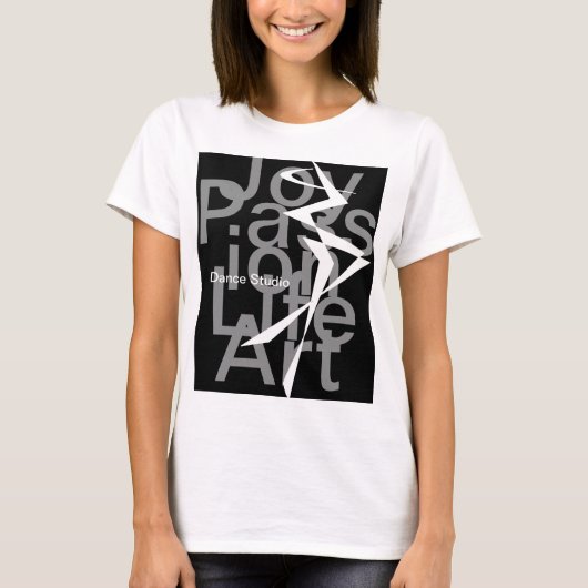 Dance Studio Champagne T-Shirt (Vorderseite)