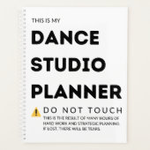 Dance Studio Planner Planer (Vorderseite)