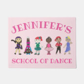 Dance Studio School Deco Ballet Stich Jazz Teacher Fußmatte (Vorderseite)
