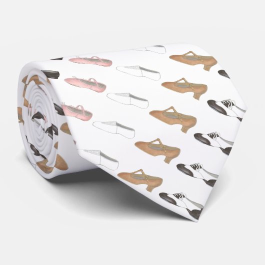 Dance Teacher Ballet Stich Jazz Lyrical Shoe Krawa Krawatte (Gerollt)