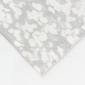 Dance Team Blue, Black and White Fleece Blanke (Ecke)