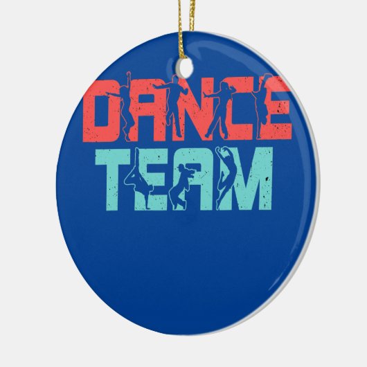 Dance Team Dancer Tance Instructor Tanz Lover Keramik Ornament (Links)