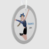 Dance Team Performer mit Blonde Hair Ornament (Vorderseite)