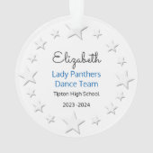 Dance Team Performer mit Blonde Hair Ornament (Rückseite)