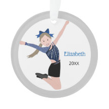 Dance Team Performer mit Blonde Hair Ornament