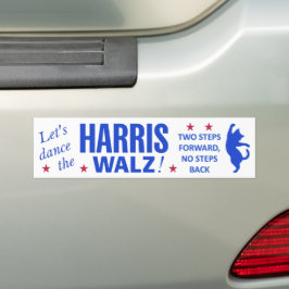 Dance the Harris Walz Autoaufkleber