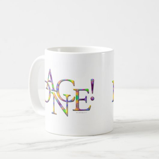 Dance! (Tie-dye) Coffee Mug Kaffeetasse (Vorderseite Links)