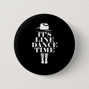 Dance Time Line Dancing Music Boost Gift Button