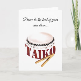 Dance to the beat of your own drum karte