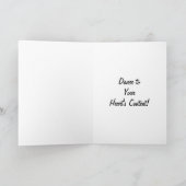 DANCE TO YOUR HEART'S CONTENT-BIRTHDAY KARTE (Innenseite)