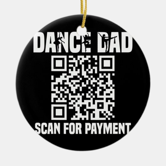 Dance Vater Funny Dancing Daddy suchen nach Bezahl Keramik Ornament (Vorne)