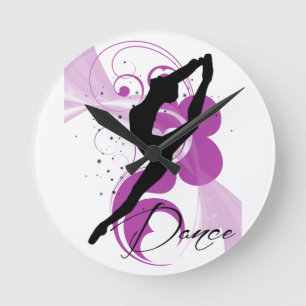 Dance Wall Clock Runde Wanduhr