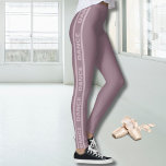 Dance Warm Up Leggings für Tänzer<br><div class="desc">Stretchy rosa Leggings für Tanzunterricht. Rosa Tänzer Leggings für Ballett,  Jazz,  zeitgenössisch.</div>