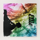 Dance Wasserfarbe Smokey Custom Puzzle (Horizontal)