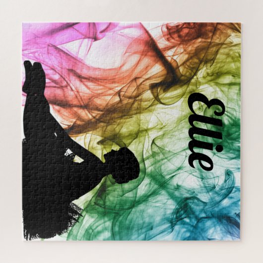 Dance Wasserfarbe Smokey Custom Puzzle (Horizontal)
