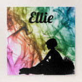 Dance Wasserfarbe Smokey Custom Puzzle (Vertikal)