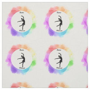 Dance Wasserfarbe Stoff mit ihrem Namen