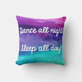 Dance Watercolor Pillow Kissen