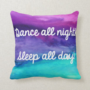 Dance Watercolor Pillow Kissen