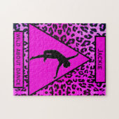 Dance - Wild über Dance Pink Leopard Puzzle (Horizontal)