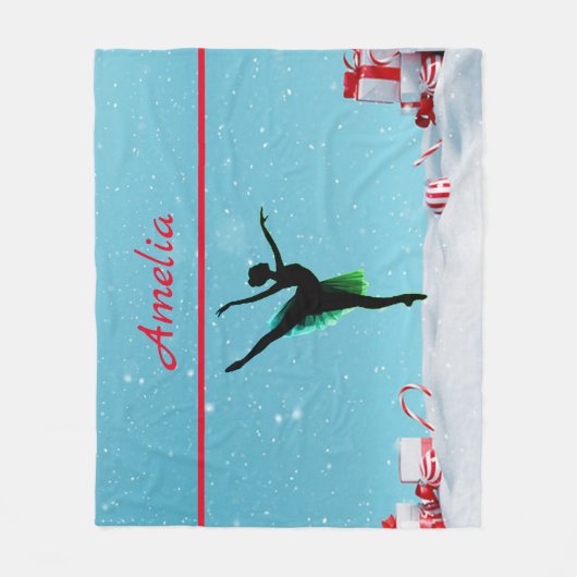 Dance Winter Wonderland Fleecedecke (Vorderseite)