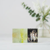 Dance Women Business Card Visitenkarte (Stehend Vorderseite)