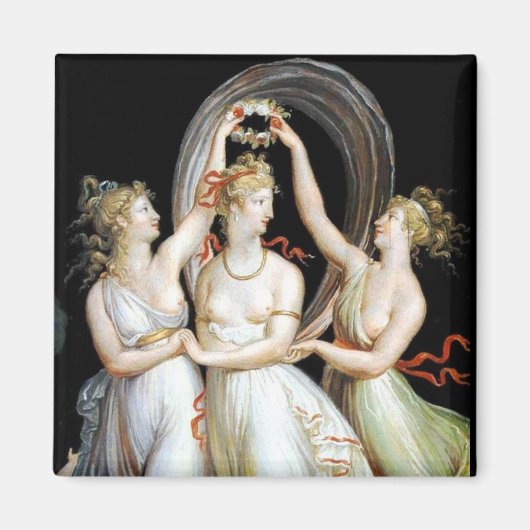 Dance Women Magnet (Vorne)