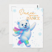 Dance Your Own Dance Canvas Art Postkarte (Vorne/Hinten)