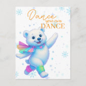 Dance Your Own Dance Canvas Art  Postkarte (Vorderseite)
