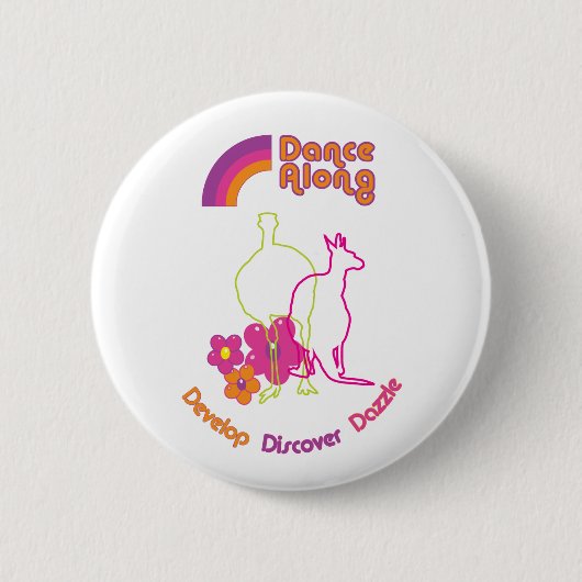 dancealong entwickeln sich entdecken blenden Knopf Button (Vorderseite)