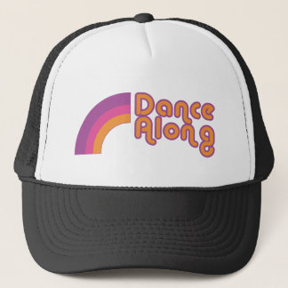 dancealong_rainbow_logo_cap truckerkappe
