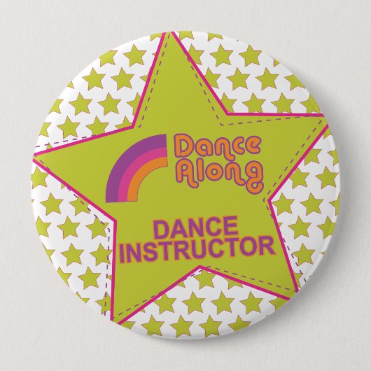 dancealong_star_dance instructor_button button (Vorderseite)