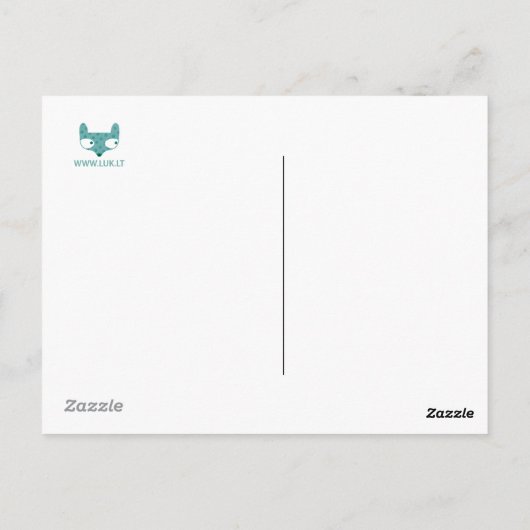 DanceDanceDance Postkarte (Rückseite)