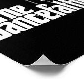 Dancefather Funny Dance Vater Dancer Fett Poster (Ecke)