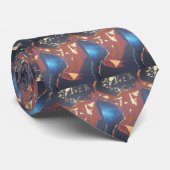 Dancefloor Diva Sommerurlaub Abstrakte Kunst, Dich Krawatte (Gerollt)