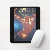 Dancefloor Diva Sommerurlaub Abstrakte Kunst, Dich Mousepad (Mit Mouse)