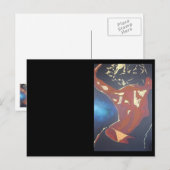 Dancefloor Diva Sommerurlaub Abstrakte Kunst, Dich Postkarte (Vorne/Hinten)