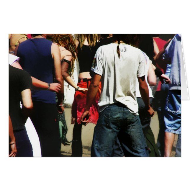 Dancefloor Glimpses Card (Vorderseite (Horizontal))