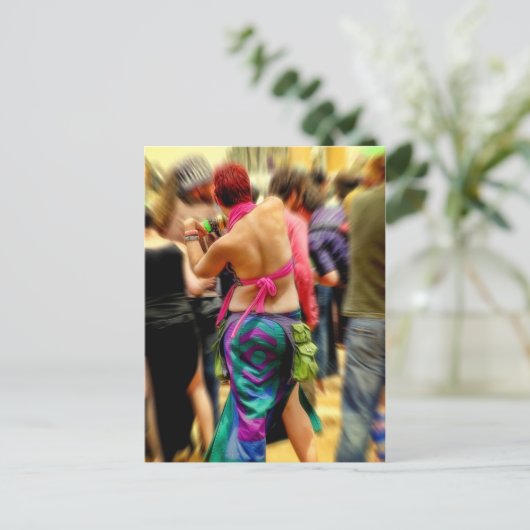 Dancefloor Glimpses Postkarte (Stehend Vorderseite)