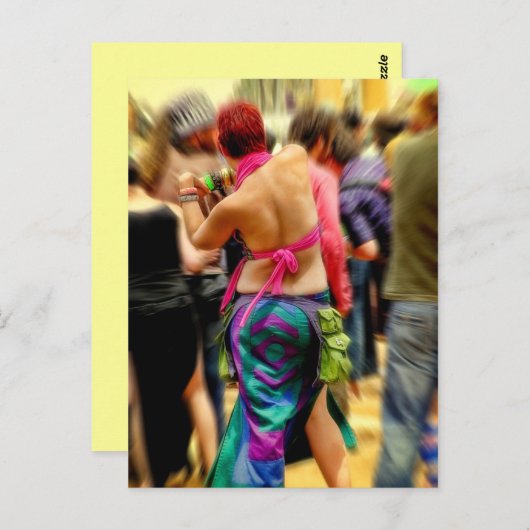 Dancefloor Glimpses Postkarte (Vorne/Hinten)